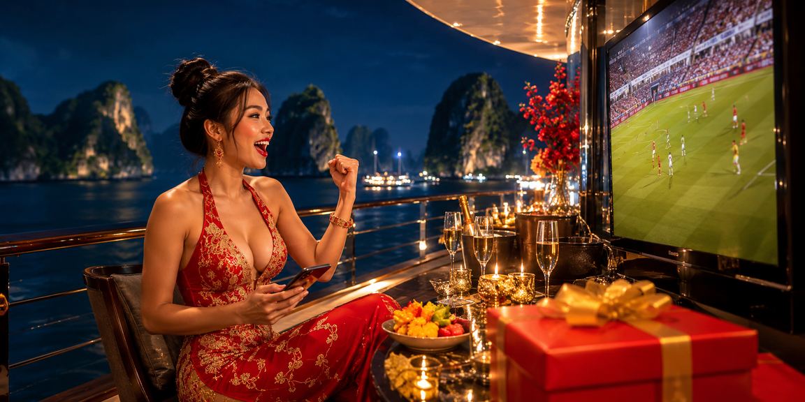 Người chơi nhận voucher khuyến mãi tại Hạ Long