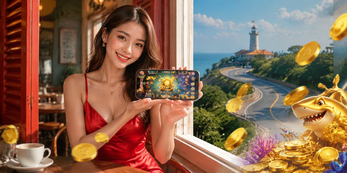 Khách hàng nhận voucher tại điểm giải trí di động Vũng Tàu